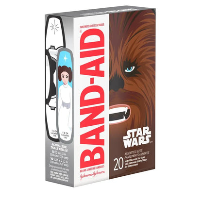 BAND-AID Adhesive Assorted Bandages, Star Wars, 20 ct.