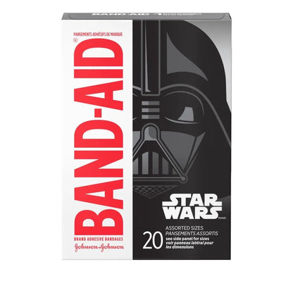 BAND-AID Adhesive Assorted Bandages, Star Wars, 20 ct.