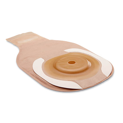 Premier™ One-Piece Drainable Beige Colostomy Pouch, 12 Inch Length, Up to 1.5 Inch Flange, 5 ct