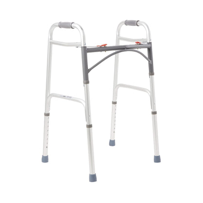 McKesson Aluminum Folding Walker, 32 - 39 Inch Height