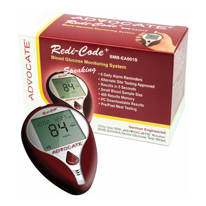 Advocate® Redi-Code® Plus Non-Speaking Glucose Meter Kit