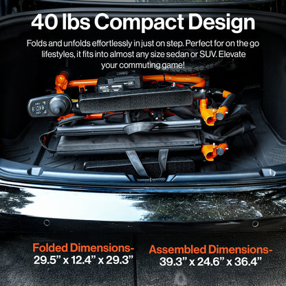 SuperHandy GoRide 2 Electric Wheelchair - 48V 2Ah Battery, 300Lbs Max Weight