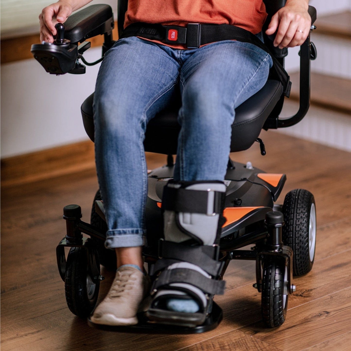 SuperHandy GoRide CRZ Powerchair - 300 lb Capacity, Rear-Wheel Drive, 6.7 Mile Range