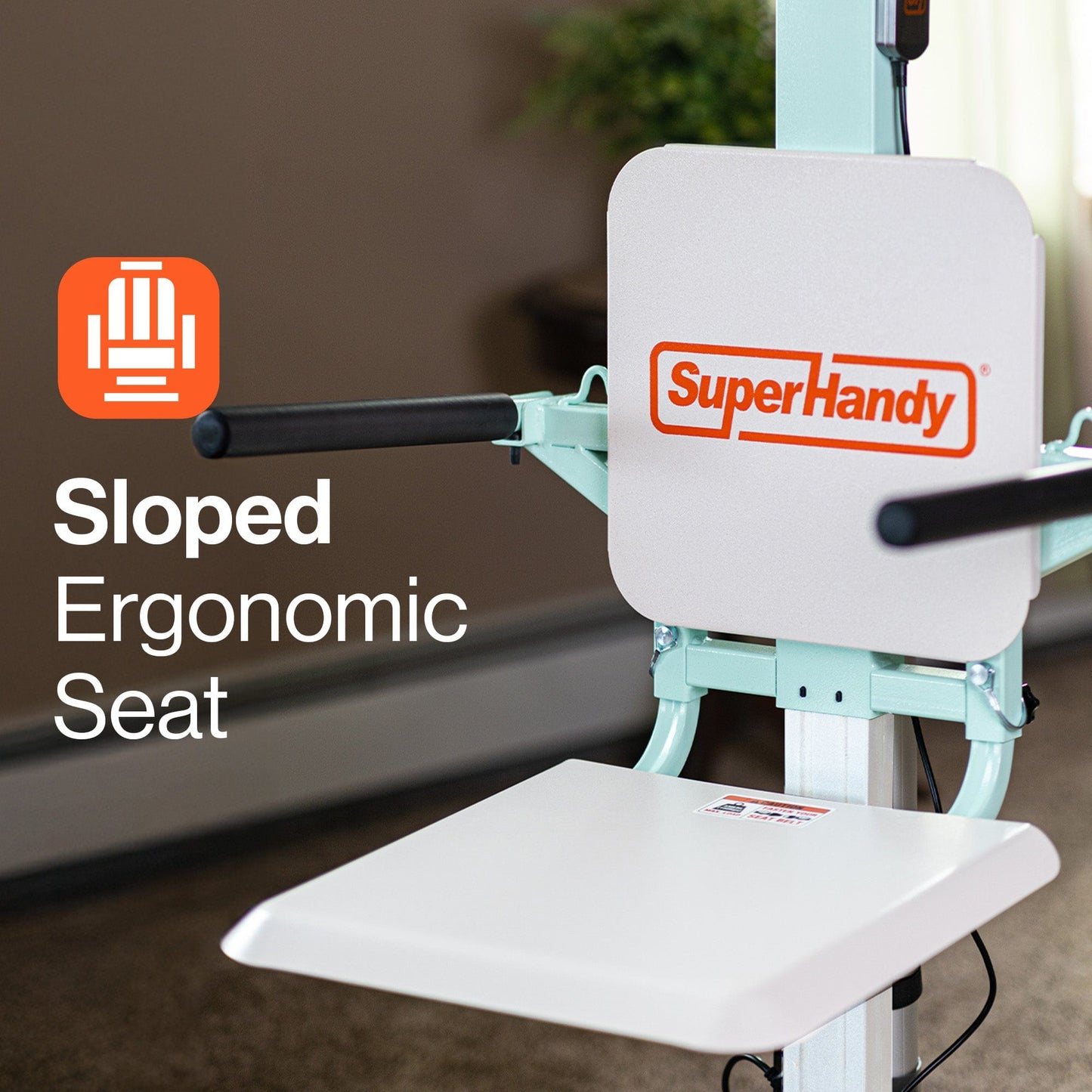 SuperHandy GoRise FC - Electric Floor to Chair Lift Assistance -  Seat Transfer, 400Lbs Weight Limit