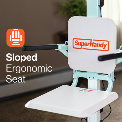 SuperHandy GoRise FC - Electric Floor to Chair Lift Assistance -  Seat Transfer, 400Lbs Weight Limit