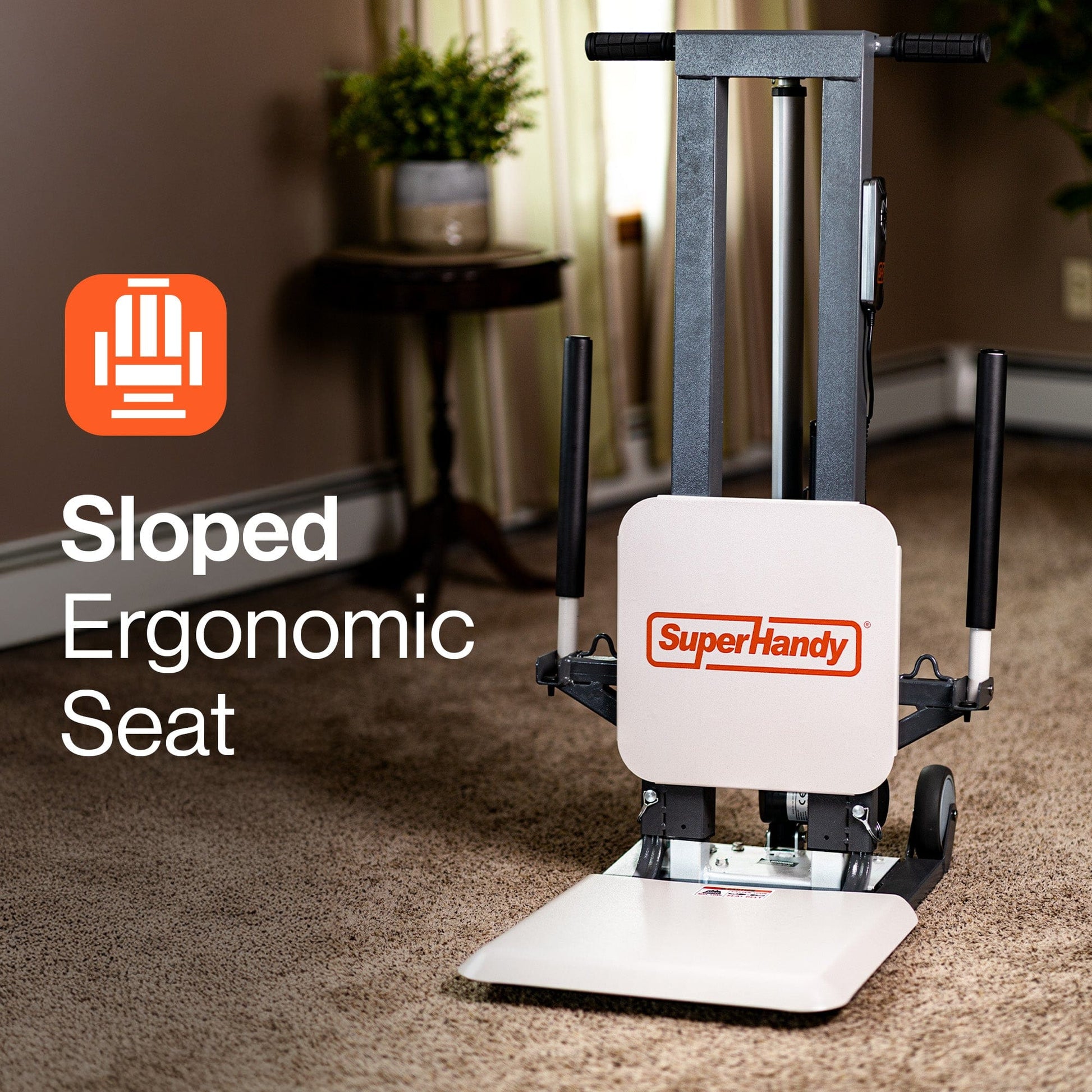 SuperHandy GoRise FS - Electric Floor to Standing Lift Assistant - 500Lbs Weight Limit