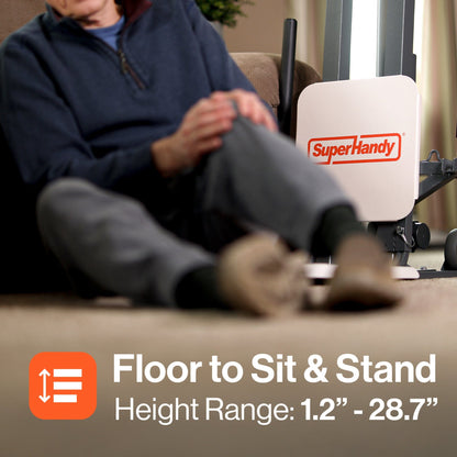 SuperHandy GoRise FS - Electric Floor to Standing Lift Assistant - 500Lbs Weight Limit
