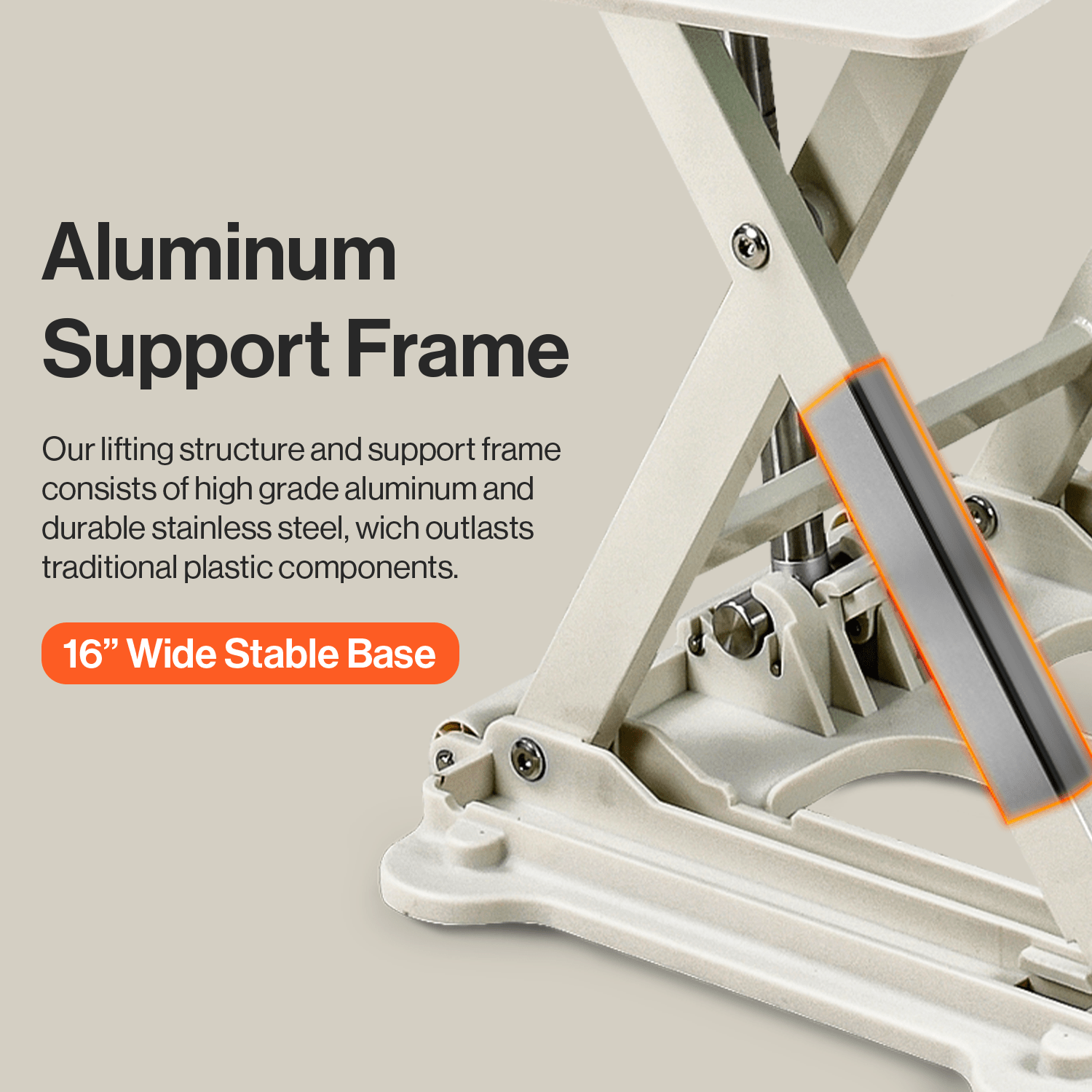 SuperHandy GoRise LT Portable Floor Lift - Lightweight (19lbs), Lift up to 330 Lbs, IP68 Waterproof