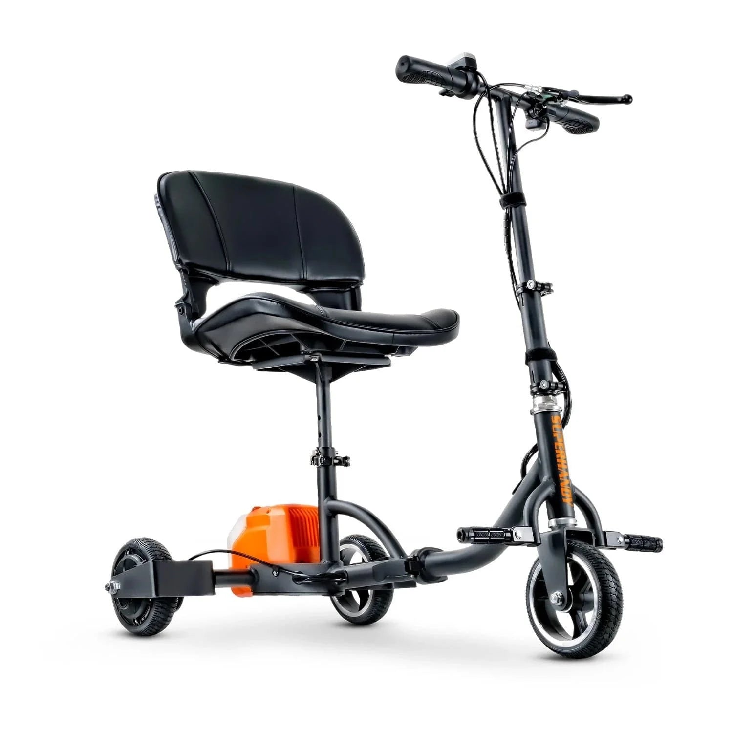 SuperHandy Mobility Scooter OG - 48V 2Ah Battery, Lightweight (35 lbs), Foldable + Extra Battery