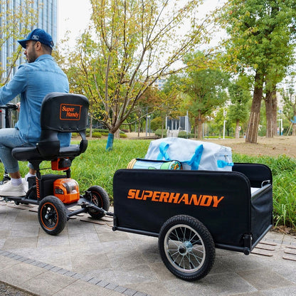 SuperHandy Mobility Scooter Pro - All-Terrain 4 Wheel Design, 48V 2Ah Battery, 330lb Capacity