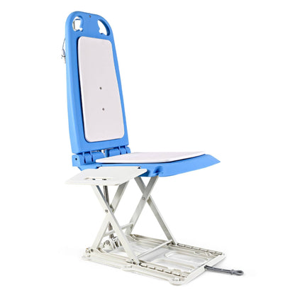 SuperHandy - Outdoor Tools & Mobility SuperHandy Portable Floor & Bath Liftwith Removable Panels (Spa Blue) – 330 lb Capacity