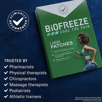 Biofreeze™ Menthol Topical Pain Relief Large Patches, 5 count