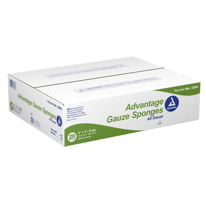 Advantage NonSterile Gauze Sponge, 4 x 4 Inch