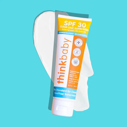 Thinkbaby Clear Zinc Sunscreen, SPF 30, 3 fl. oz.