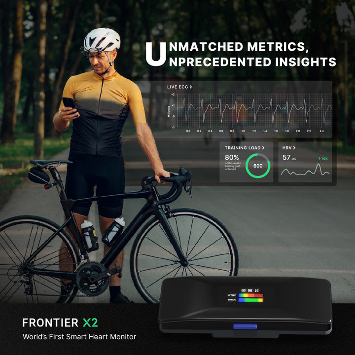 Frontier X2 Smart Heart Rate Monitor with Continuous ECG