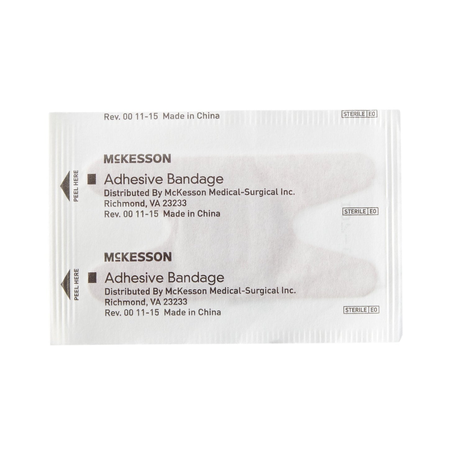 McKesson Knuckle Tan Adhesive Strip, 1-1/2 x 3 Inch, 100 ct