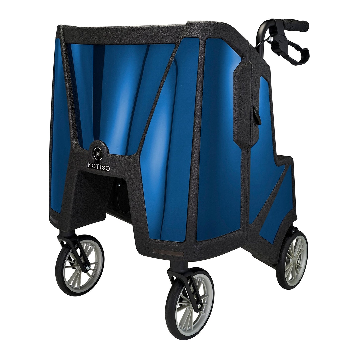 Tour 4 Wheel Rollator, 31 to 37 " Handle Height, Midnight Blue