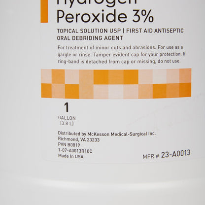 McKesson Hydrogen Peroxide Antiseptic, 1 gal. Bottle