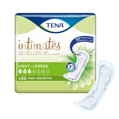 Tena® Intimates™ Ultra Thin Light Pads Regular Bladder Control Pad, 9" Length