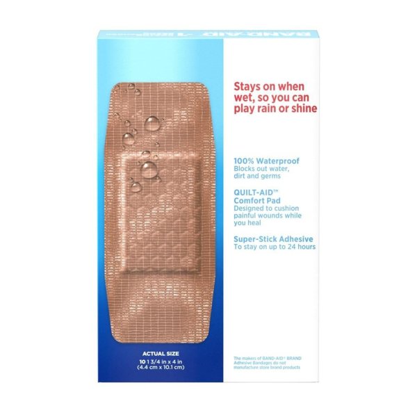 Band-Aid Water Block Tough Strips Bandages, One Size, 20 ct