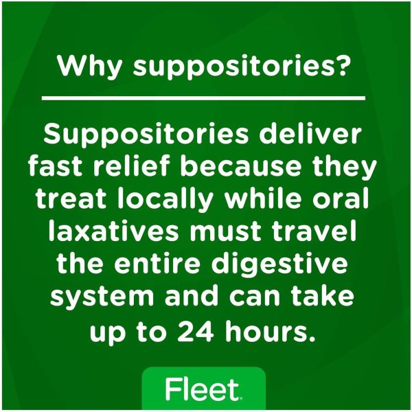 Fleet® Glycerin Laxative Suppository w/ Aloe, 50 ct.