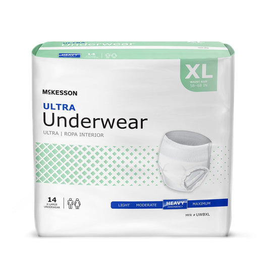 McKesson Ultra Heavy Absorbent Underwear, X-Large, 14 ct