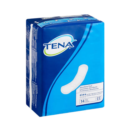 TENA Bladder Control Pads, Moderate Absorbency, 13 ", White, 14 ct