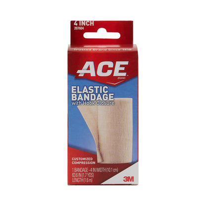 3M™ Ace™ Single Hook and Loop Closure Elastic Bandage, 4 " Width