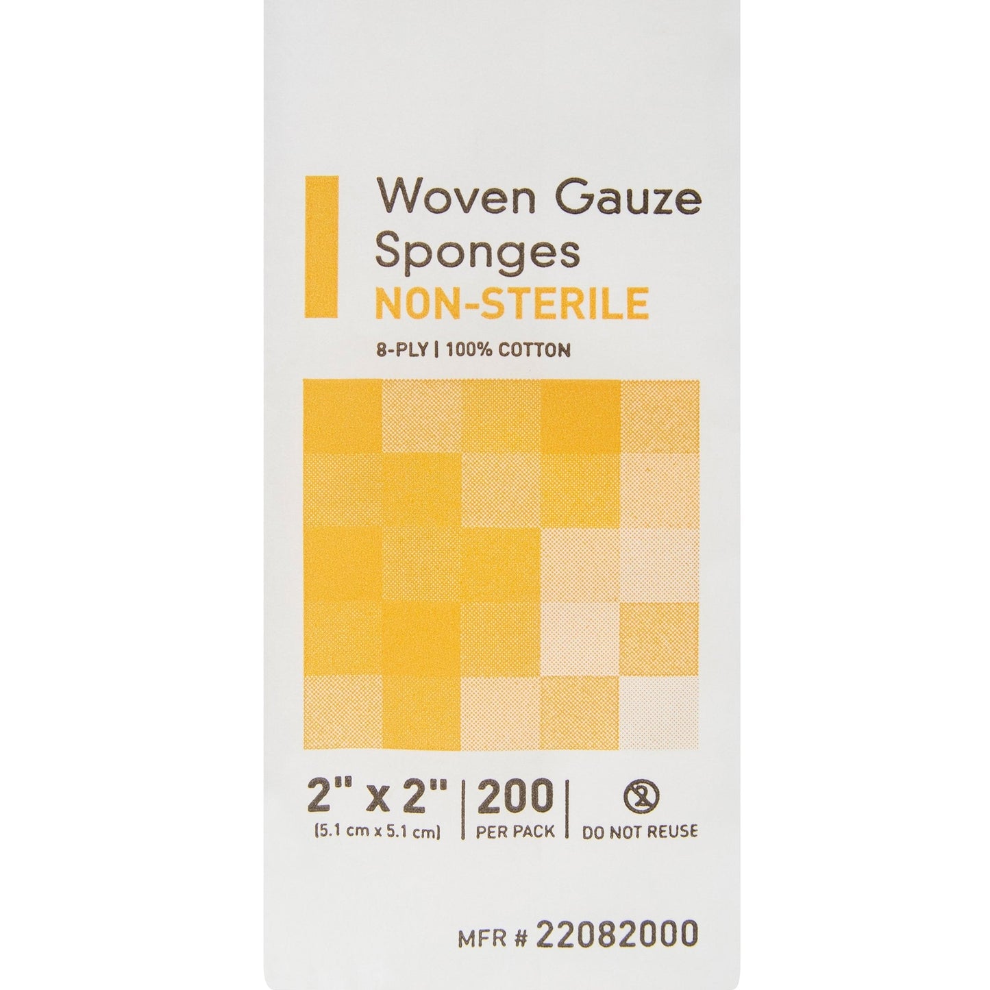 McKesson Nonsterile Gauze Sponge, 2 x 2 Inch, 5000 ct