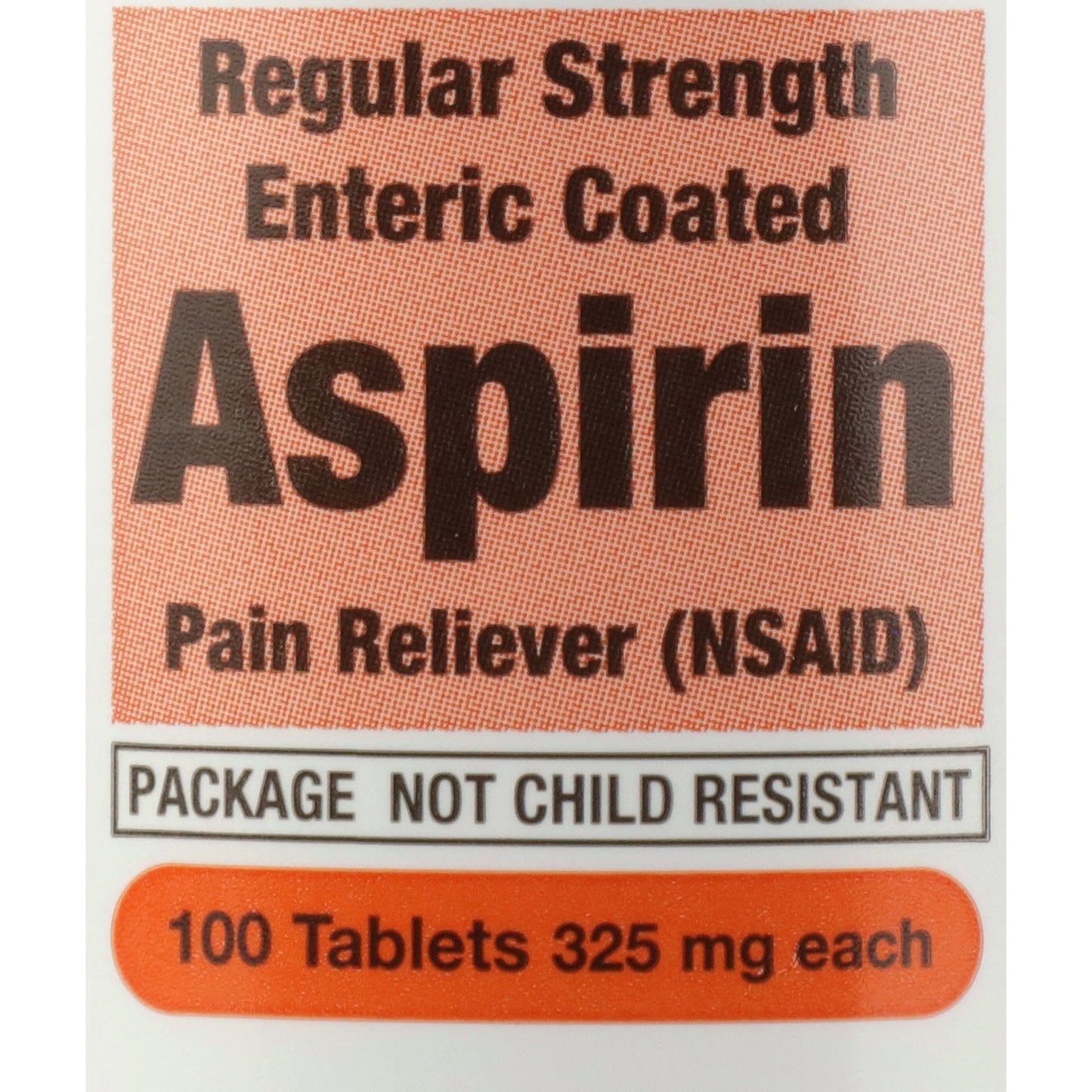 Geri-Care® Aspirin Pain Relief, 325 mg, 100 ct