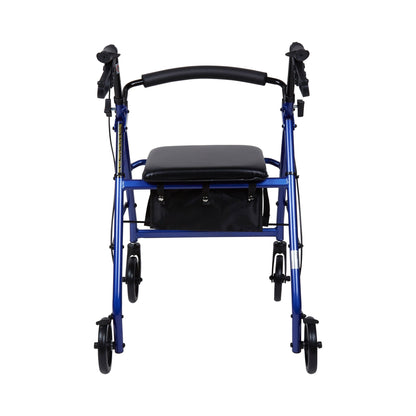 McKesson Folding Lightweight 4-Wheel Rollator, 300 lb. Capacity