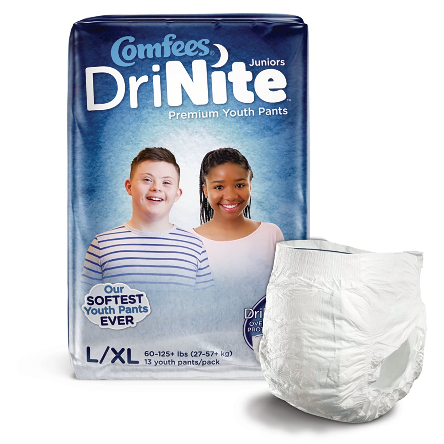 Comfees® DriNite® Juniors Absorbent Underwear, Large / XL, 13 ct