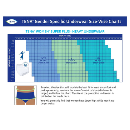 Female Adult Absorbent Underwear TENA® ProSkin™ Protective Pull On with Tear Away Seams X-Large Disposable Moderate Absorbency