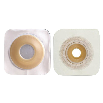 Ostomy Barrier Sur-Fit Natura® Precut, Extended Wear Durahesive® White Tape 57 mm Flange Sur-Fit® Natura® System Hydrocolloid 1-1/2 Inch Opening 5 X 5 Inch