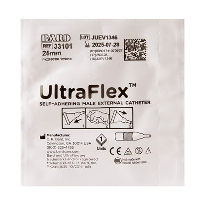 Bard UltraFlex® Male External Catheter, Small, 100 ct