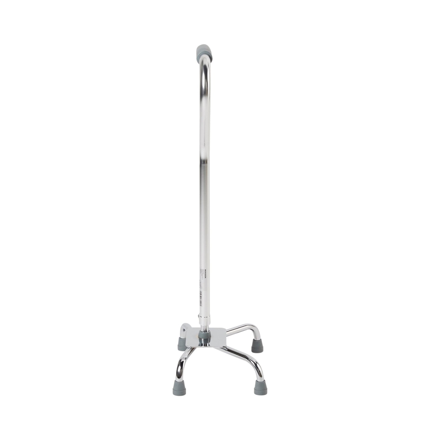 McKesson Steel Chrome Offset Quad Cane, 29 - 37.5 Inch