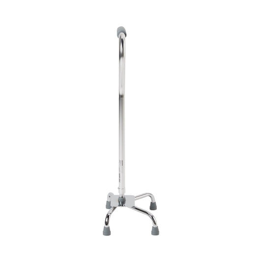 McKesson Steel Chrome Offset Quad Cane, 29 - 37.5 Inch