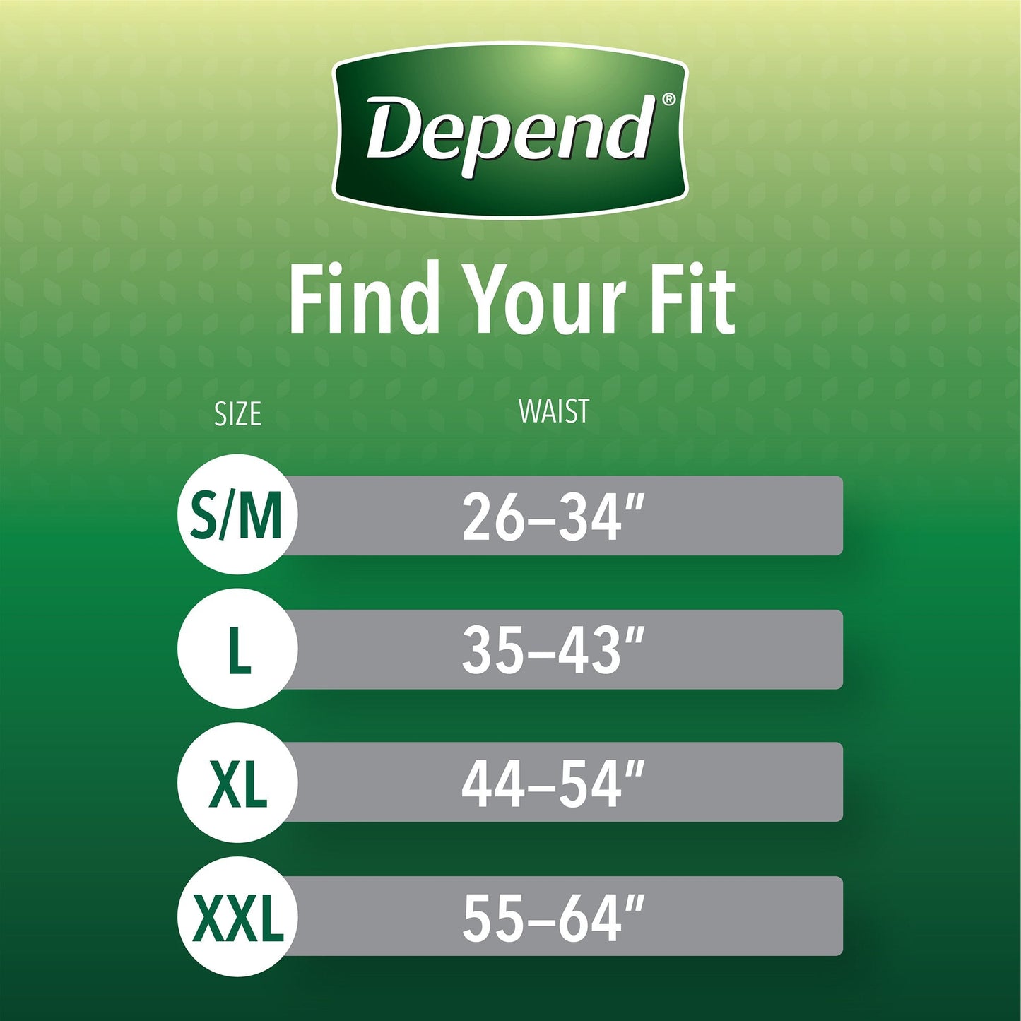 Depend® FIT-FLEX® Absorbent Underwear for Men, 17 ct