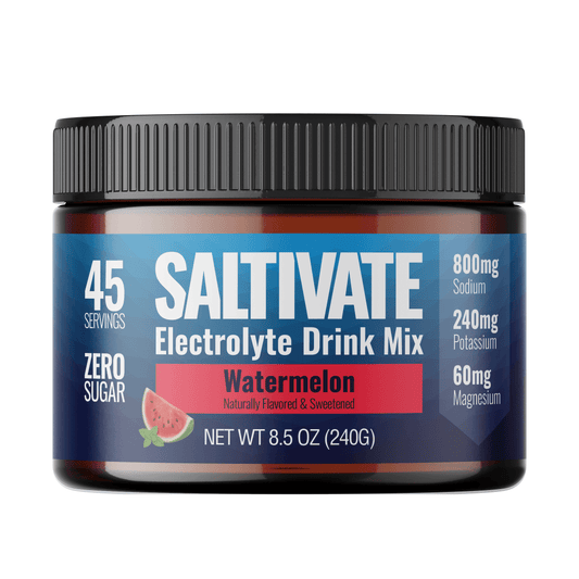 Saltivate Hydration Electrolyte Powder Drink Mix, Sugar Free, 45 servings