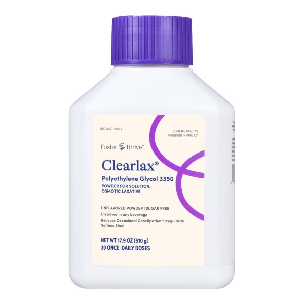 Foster & Thrive ClearLax Unflavored Laxative Powder