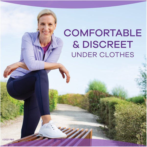 Always Discreet Bladder Control Pad, Moderate, 60 ct