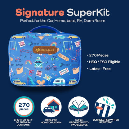 KEEP>GOING SuperKit First Aid Kit, 270 pcs