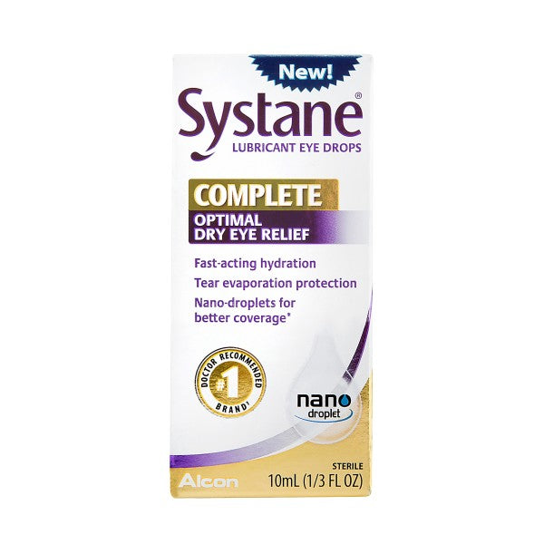 Systane Complete Dry Eye Relief Lubricant Drops, 0.34 fl. oz.