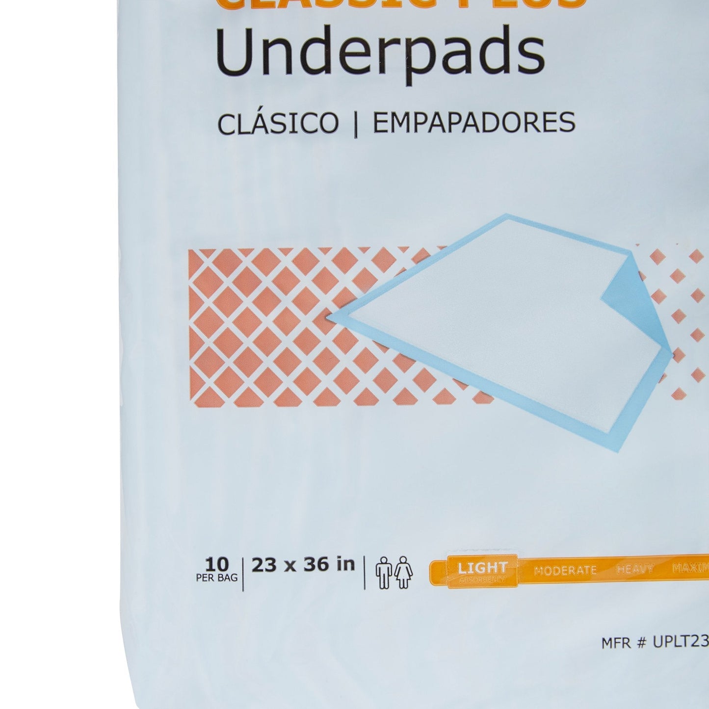 McKesson Classic Light Absorbency Underpad, 23 x 36 Inch, 150 ct