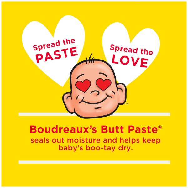 Boudreaux's Original Butt Paste Diaper Rash, 16% Zinc Oxide, 4 oz.