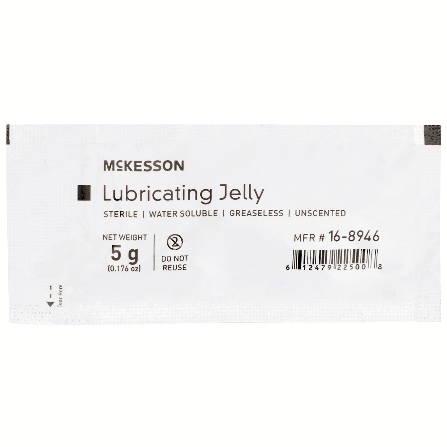 McKesson Lubricating Jelly, 5-gram Packet, 144 ct