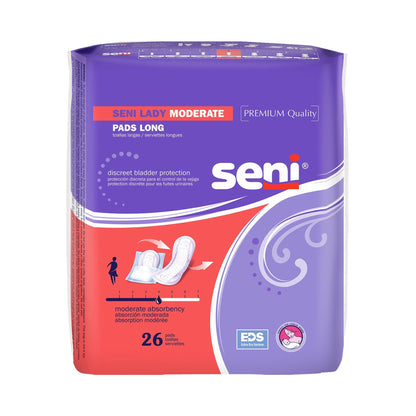 Seni® Lady Moderate Bladder Control Pad, 11-Inch Length