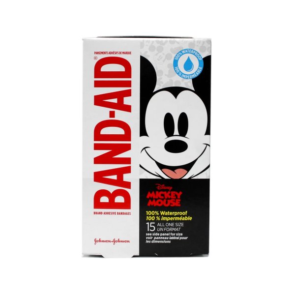 Band-Aid Mickey Mouse Adhesive Bandages, 15 ct.