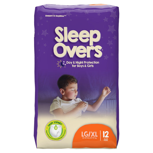 Cuties® Sleep Overs® Absorbent Underwear, Large / Extra Large, 48 ct