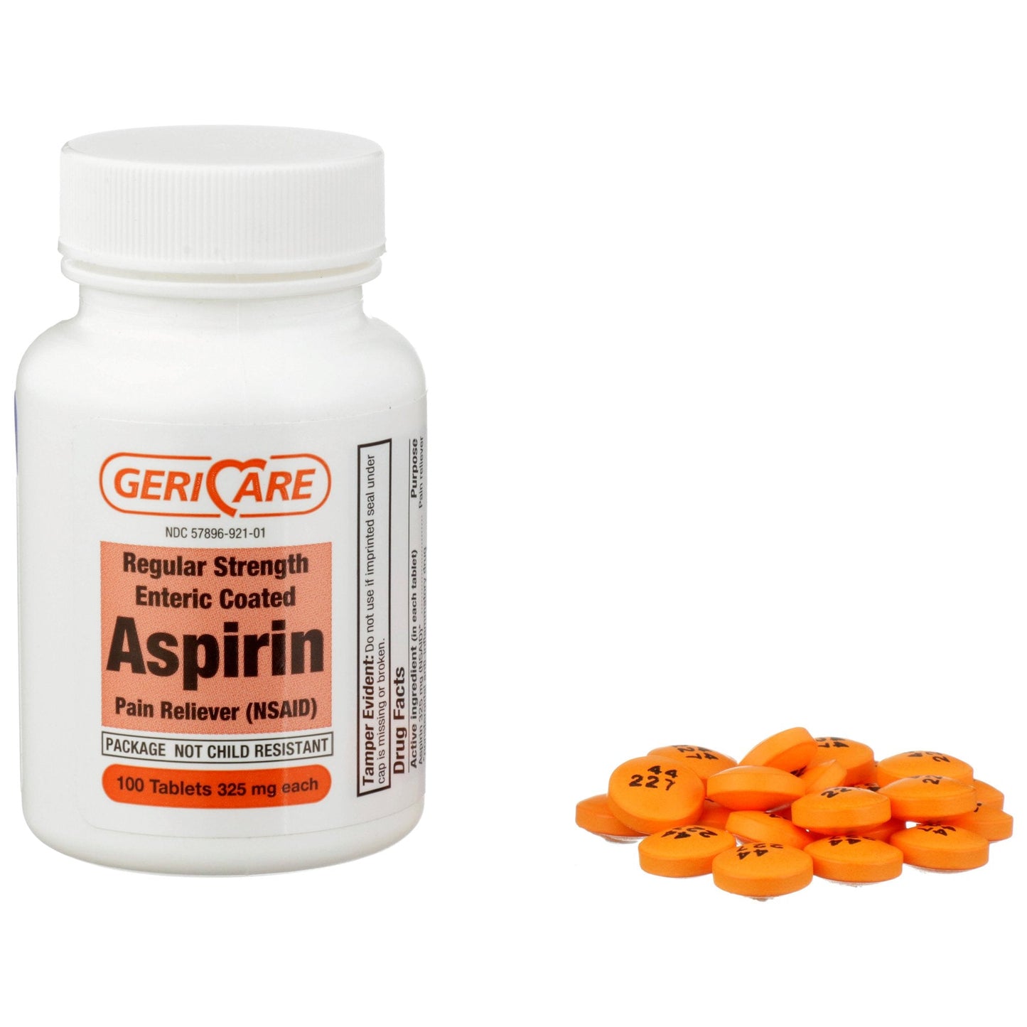 Geri-Care® Aspirin Pain Relief, 325 mg, 100 ct